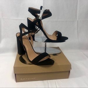 Charlotte Russe Black Block Heels